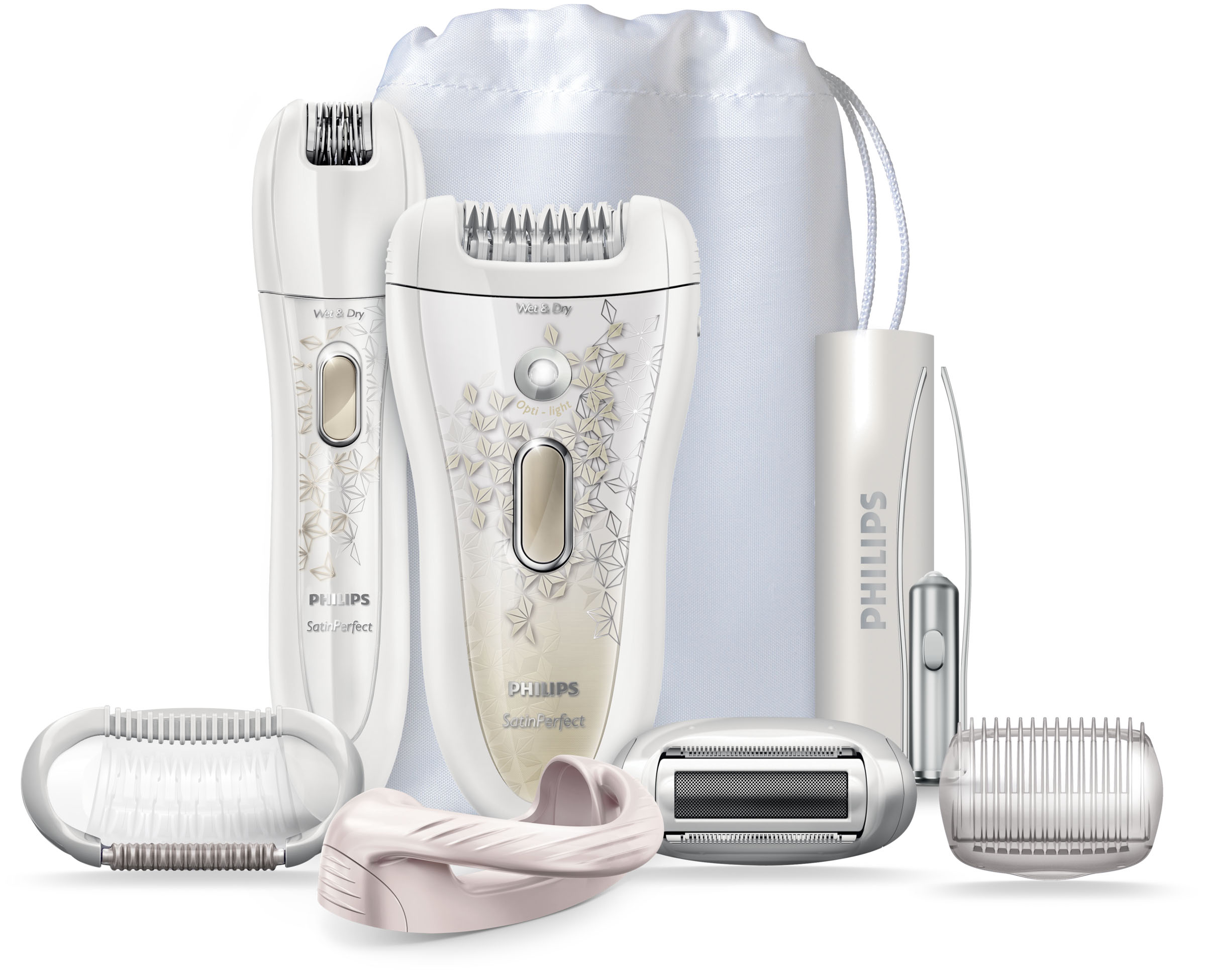PHILIPS SATINPERFECT Deluxe Precision Epilator Wet & Dry Shaver Head HP6581/03 £68.99