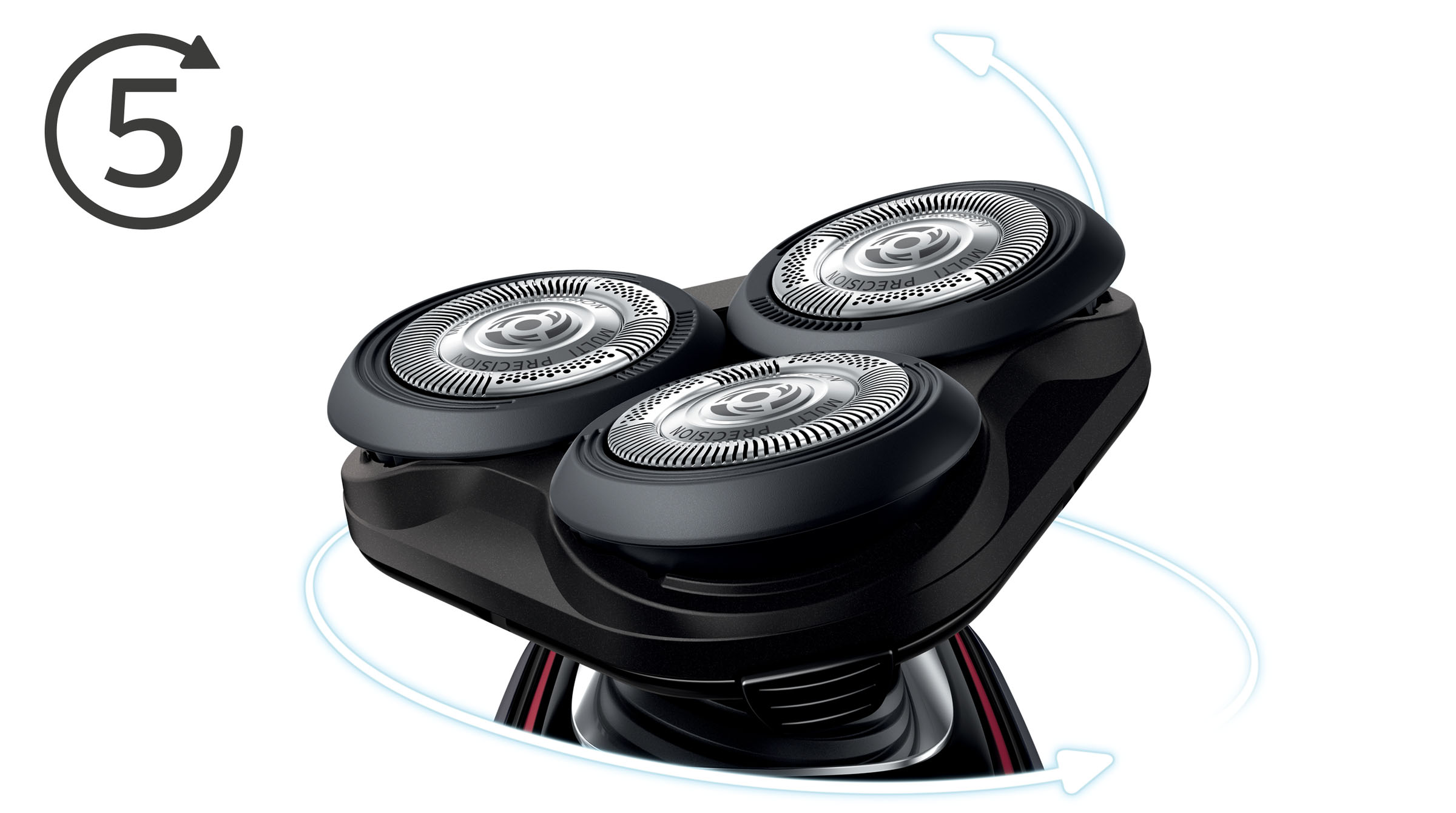 Philips Shaver Series 5000 Flex Heads Dry Electric Precision Trimmer